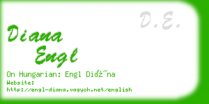 diana engl business card